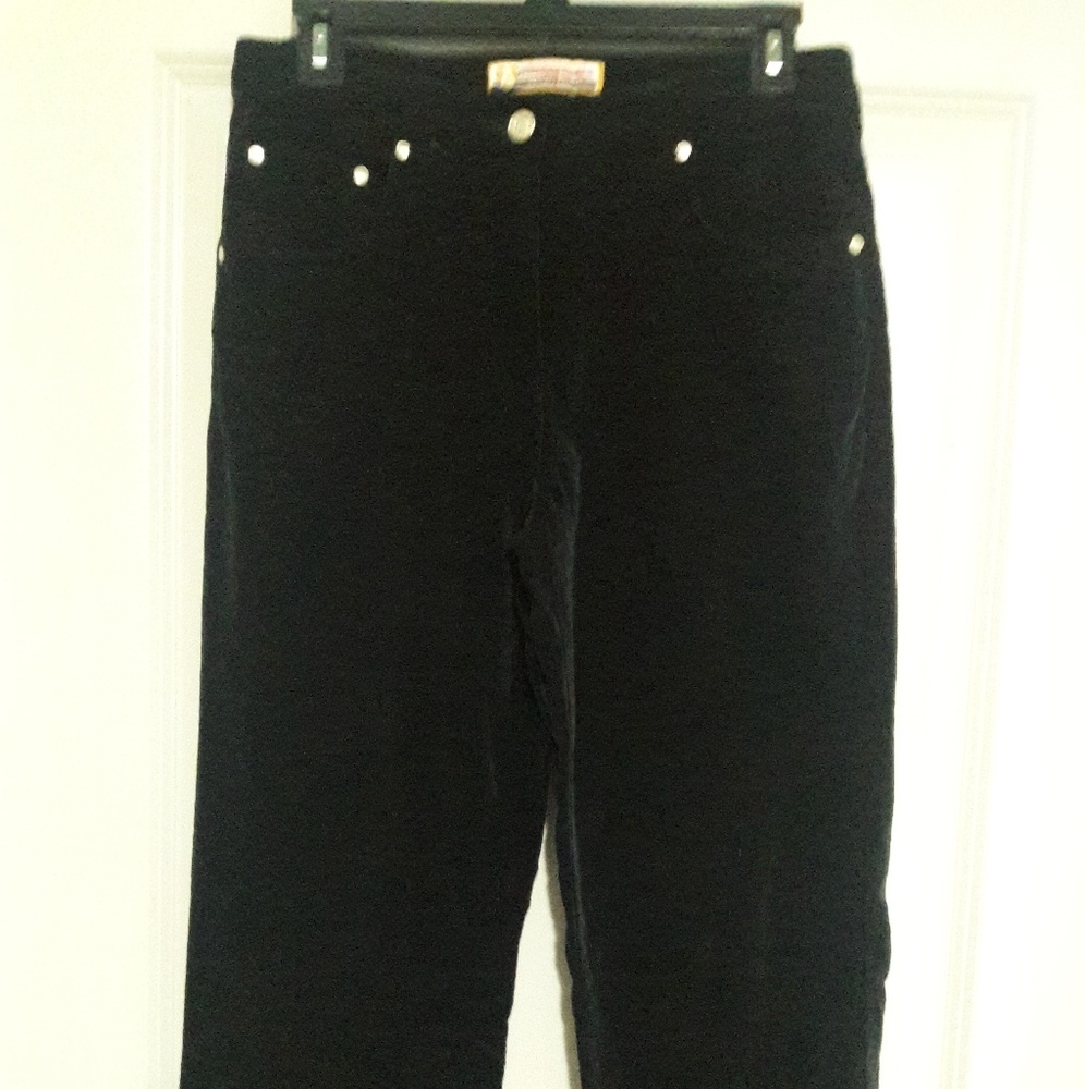 Suede black jeans. Blue asphalt brand.